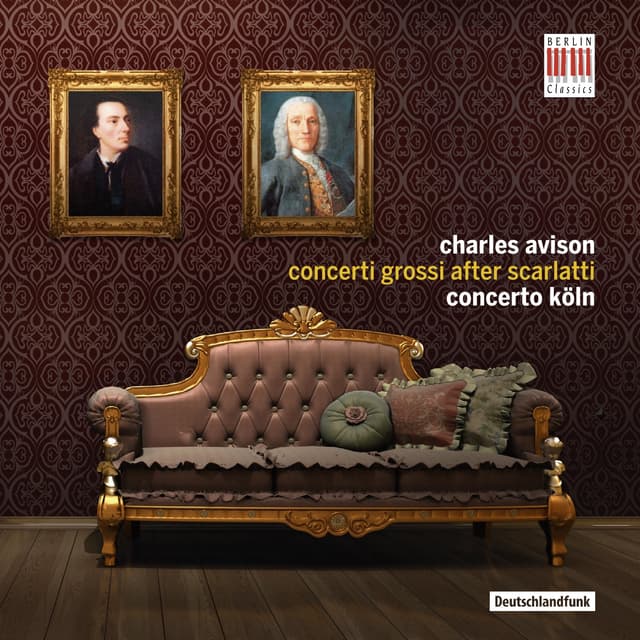 Album cover art for Avison: Concerti Grossi After Scarlatti