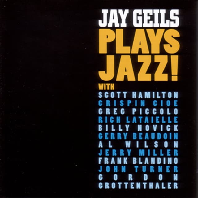 Album cover art for Jay Geils Plays Jazz