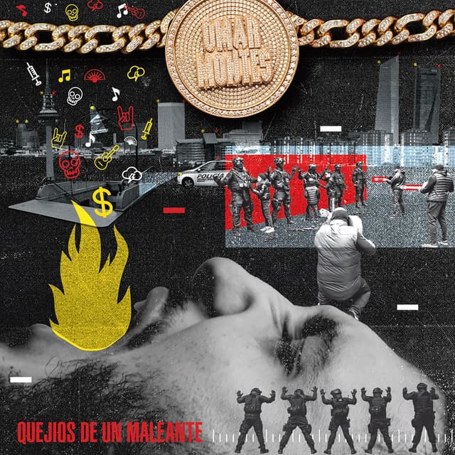 Album cover art for Quejíos de un Maleante