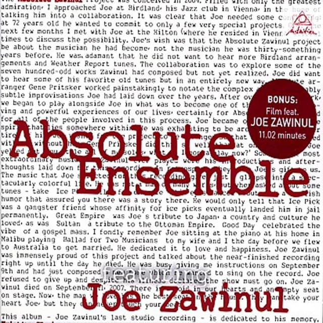 Album cover art for Absolute Zawinul