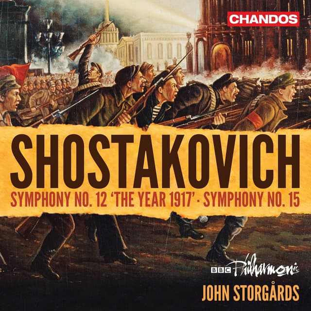 Album cover art for Shostakovich: Symphonies Nos. 12 and 15