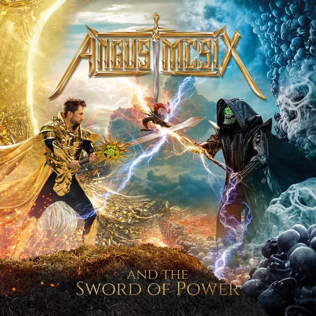 Album cover art for Angus McSix and the Sword of Power