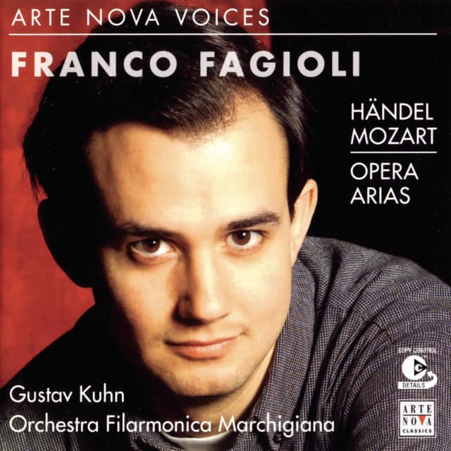 Album cover art for Handel - Mozart : Opera Arias