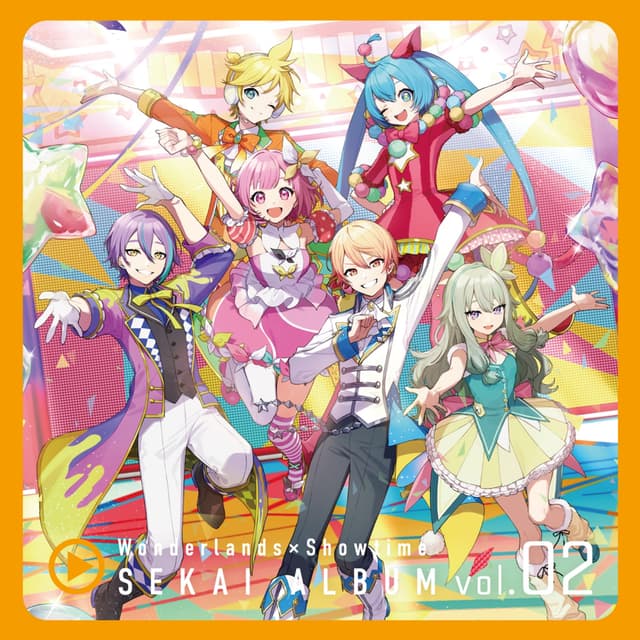 Album cover art for ワンダーランズ×ショウタイム SEKAI ALBUM vol.2