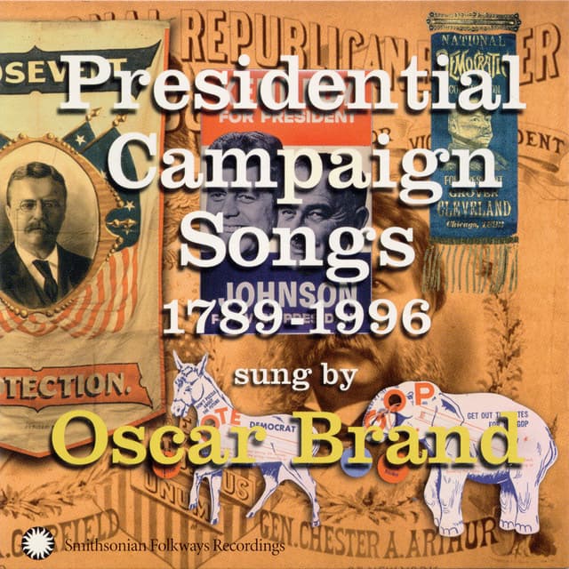 Album cover art for Presidential Campaign Songs, 1789-1996