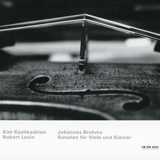 Album cover art for Brahms: Sonaten für Viola und Klavier
