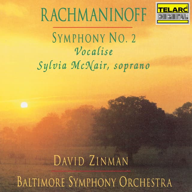 Album cover art for Rachmaninoff: Symphony No. 2 in E Minor, Op. 27 & Vocalise, Op. 34 No. 14