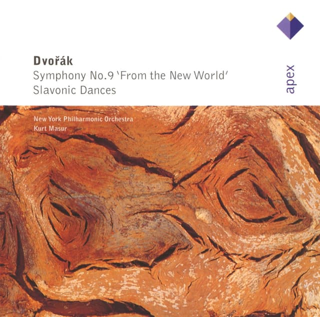 Album cover art for Dvorák : Symphony No.9 & Slavonic Dances
