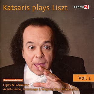 Album cover art for Katsaris Plays Liszt, Vol. 1