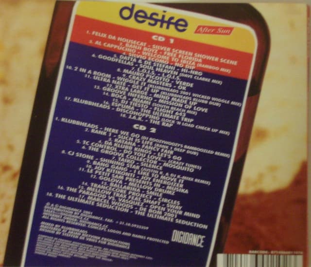 Album cover art for Desire - After Sun (Factor 3)