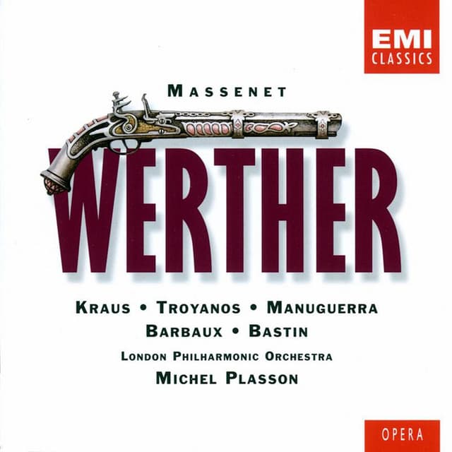 Album cover art for Massenet; Werther - Plasson (disk 1)