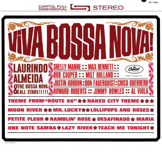 Album cover art for Viva Bossa Nova!
