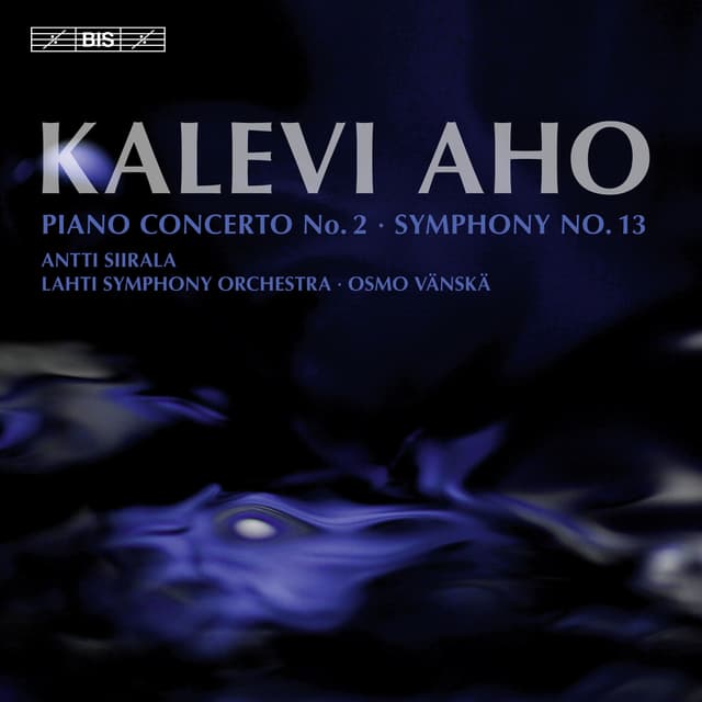 Album cover art for Aho: Piano Concerto No. 2 - Symphony No. 13