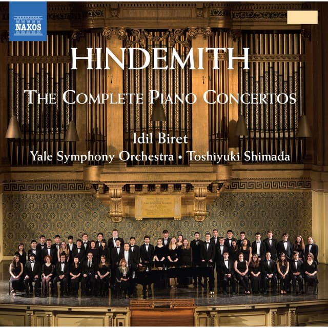 Album cover art for Hindemith: Complete Piano Concertos