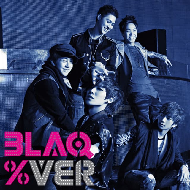 Album cover art for MBLAQ 4th Mini Album 'BLAQ%Ver.'