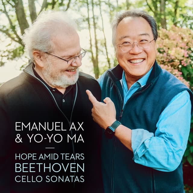 Album cover art for Hope Amid Tears - Beethoven: Cello Sonatas