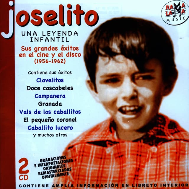 Album cover art for Joselito. Sus Grandes Éxitos En El Cine Y El Disco