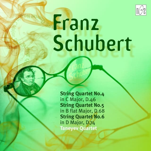 Album cover art for String Quartet No.4 In C Major, D.46, String Quartet No.5 In B Flat Major (fragment), D.68, String Quartet No.6 In D Major, D.74