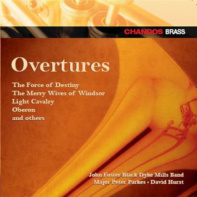 Album cover art for Black Dyke Plays Overtures