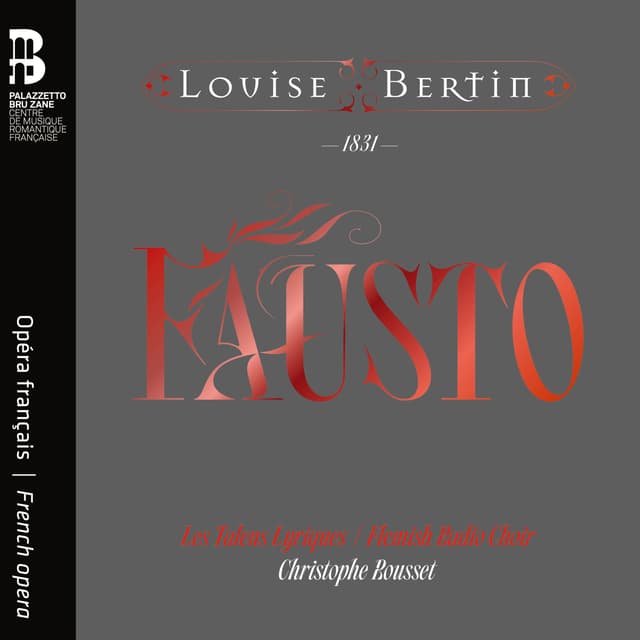 Album cover art for Louise Bertin: Fausto