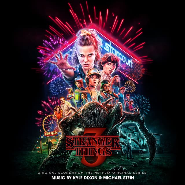 Album cover art for Stranger Things 3