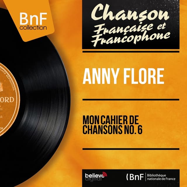 Album cover art for Mon Cahier de Chansons N° 6