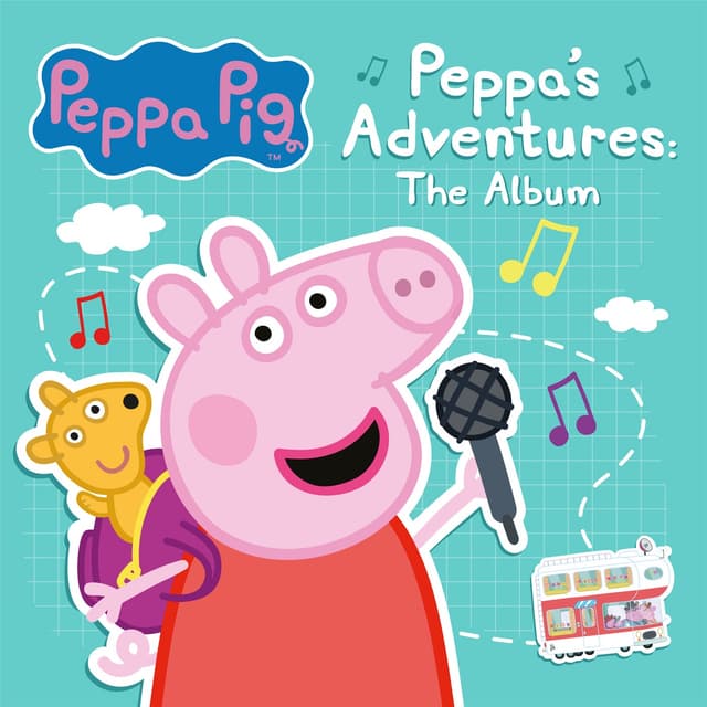 Album cover art for Peppa's Adventures: The Album