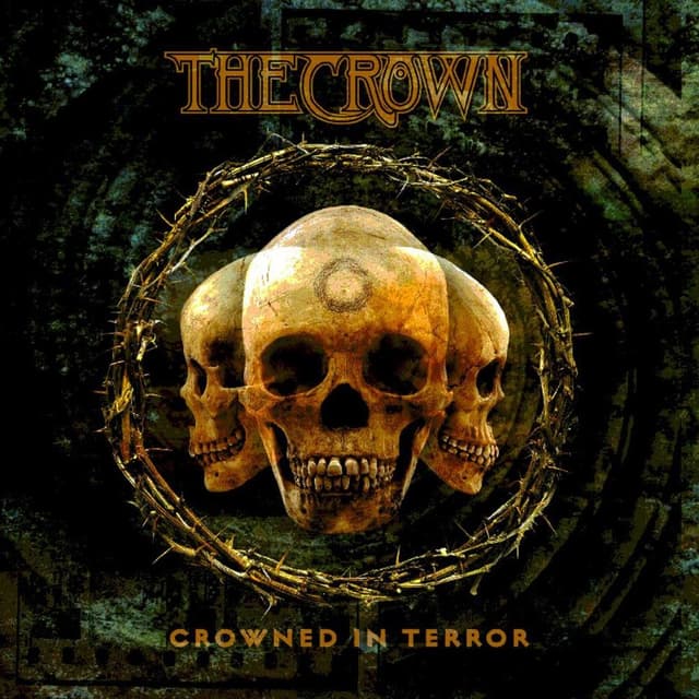 Album cover art for Crowned in Terror