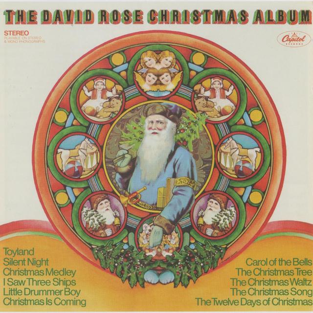 Album cover art for The David Rose Christmas Album