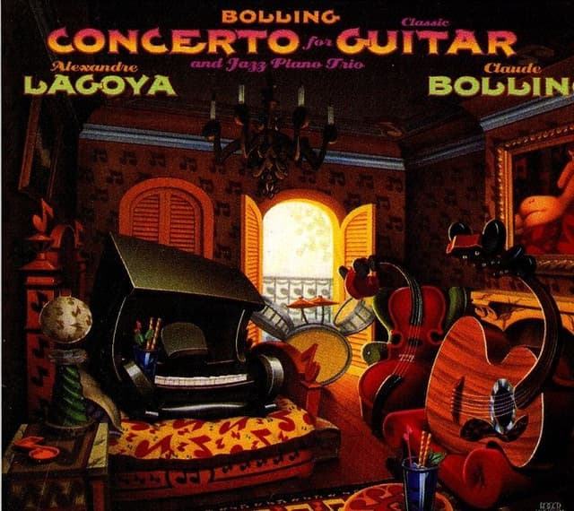 Album cover art for Concerto for Classic Guitar and Jazz Piano
