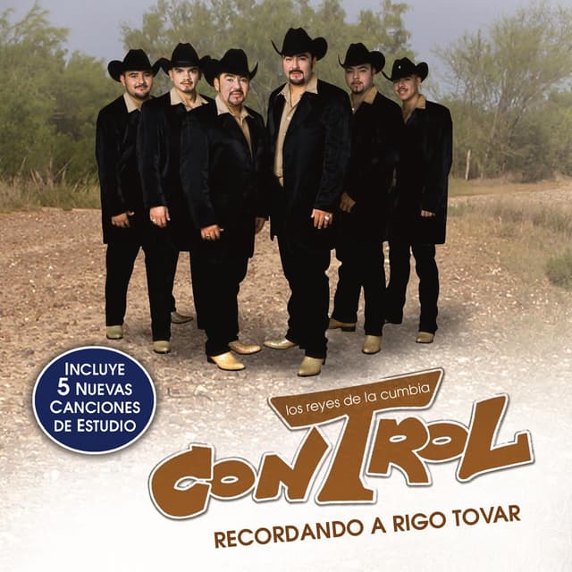 Album cover art for Recordando A Rigo Tovar