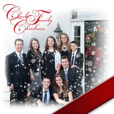 Album cover art for Clark Family Christmas