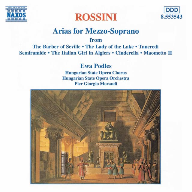 Album cover art for Rossini: Arias for Mezzo-Soprano