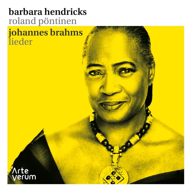 Album cover art for Brahms: Lieder