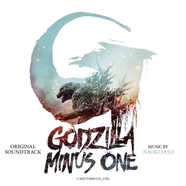 Album cover art for Godzilla Minus One
