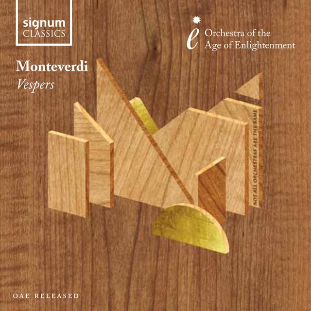 Album cover art for Monteverdi: Vespers