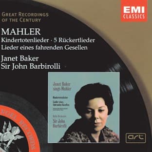 Album cover art for Mahler - Lieder - Baker - Barbirolli