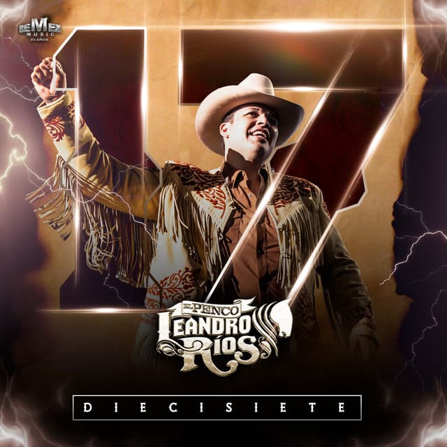 Album cover art for Diecisiete