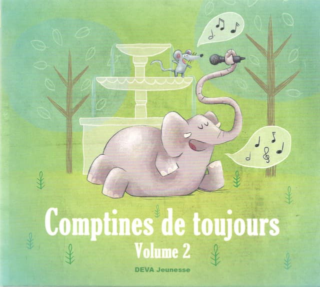 Album cover art for Comptines de toujours (volume 2)