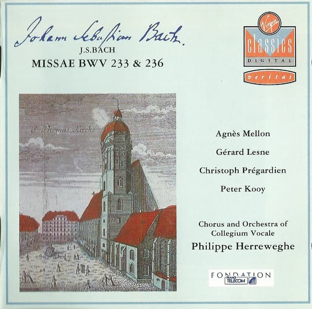 Album cover art for Missae BWV 233 & 236