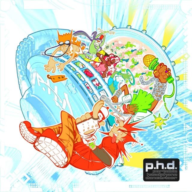 Album cover art for PHD - PORTABLE HEADPHONE DANCEFLOOR