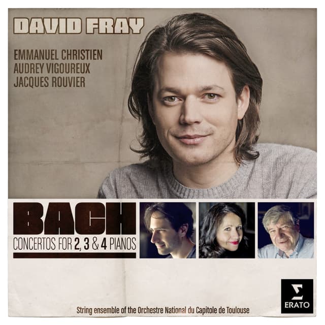 Album cover art for Bach: Concertos for 2, 3 & 4 Pianos