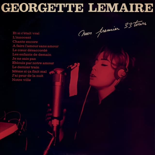 Album cover art for Mon Premier 33 Tours