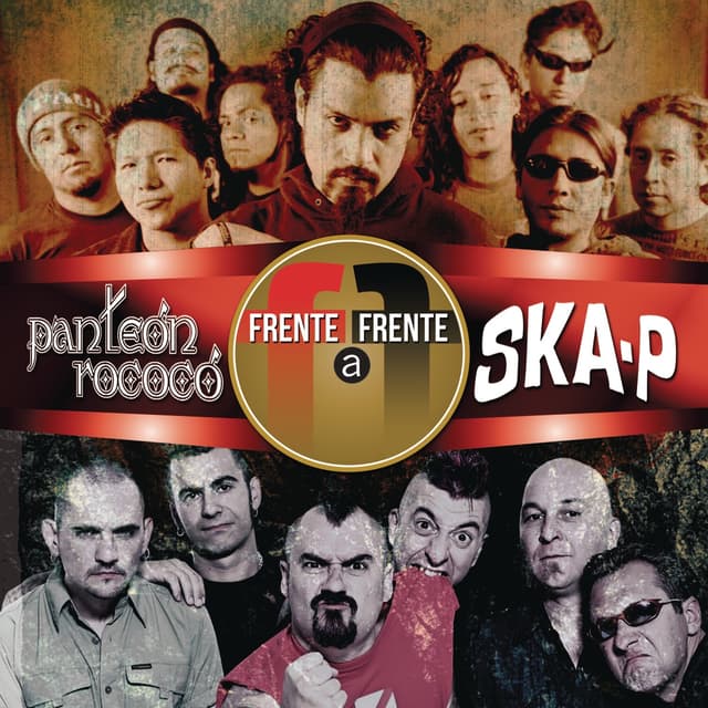 Album cover art for Frente a Frente - Panteón Rococó & SKA-P