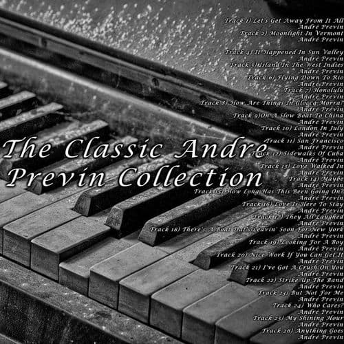 Album cover art for The Classic André Previn Collection