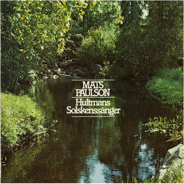Album cover art for Hultmans Solskenssånger