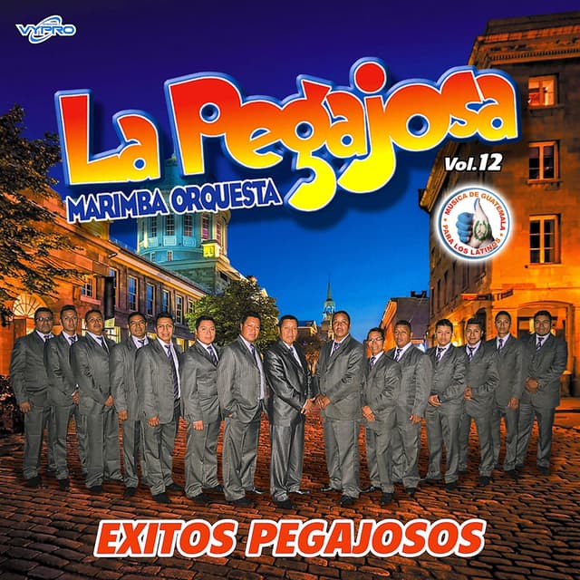 Album cover art for Exitos Pegajosos Vol. 12. Música de Guatemala para los Latinos