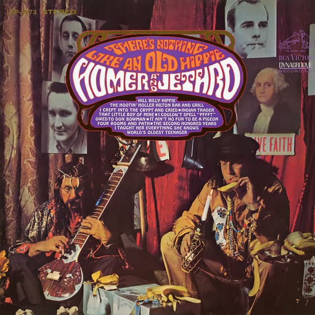 Album cover art for There's Nothing Like An Old Hippie