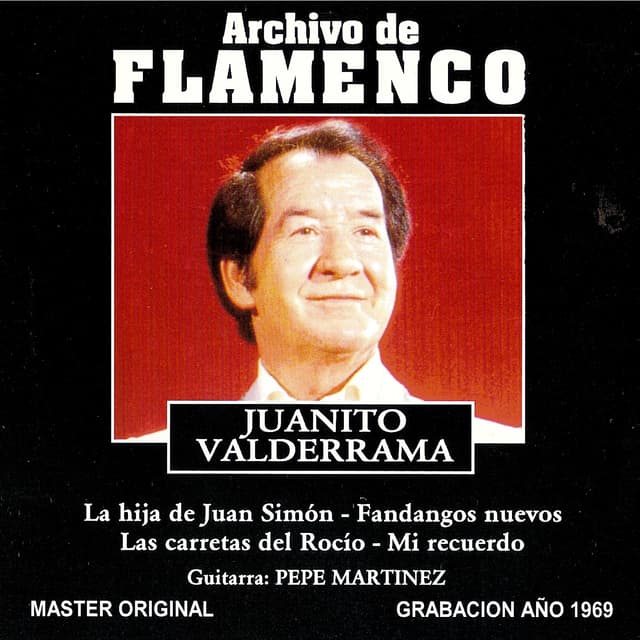 Album cover art for Archivo De Flamenco Vol.5 (juanito Valderrama)