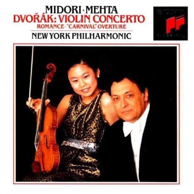 Album cover art for Violin Concerto - Romance - Carnival Overture